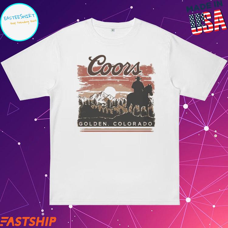 Official coors Sunset In Golden Colorado Front And Back T-Shirts