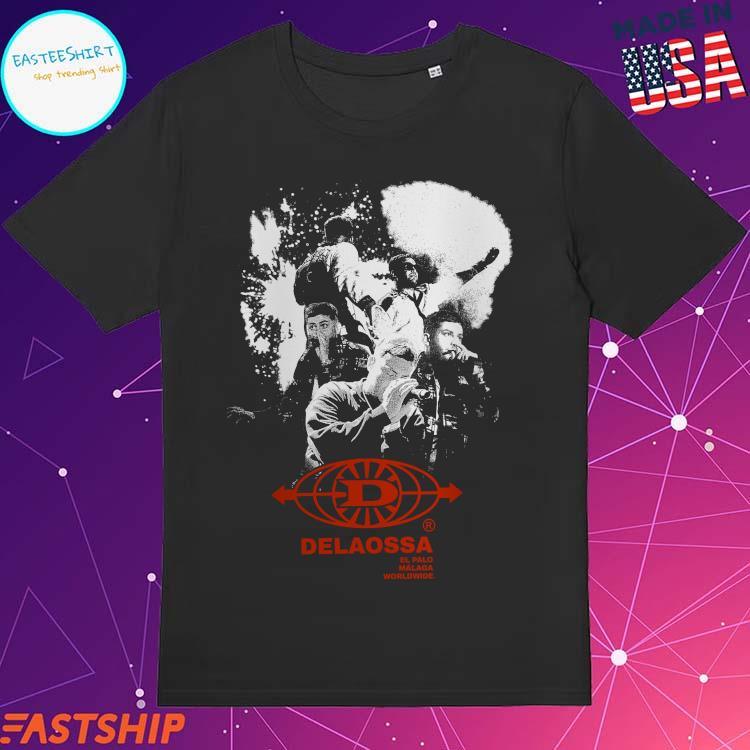 Official delaossa El Palo Málaga Worldwide B&W T-Shirts