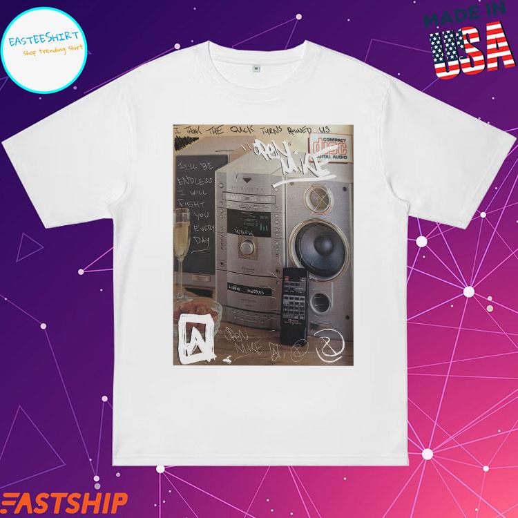 Official engine I Think The Quick Turns Ruined Us Open Mike Eagle Stereo Unit T-Shirts