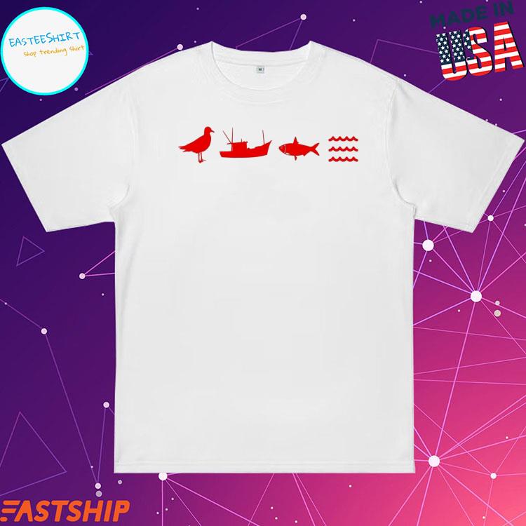 Official eric Cantona When Seagulls Follow The Trawler It Is Because They Think Sardines Will Be Thrown Into The Sea T-Shirts