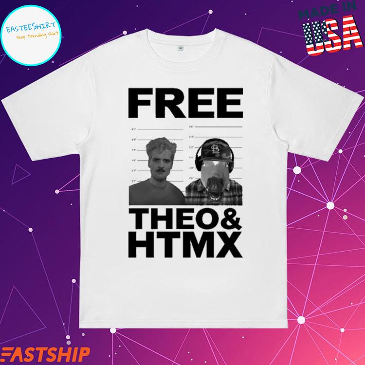 Official free Theo& Htmx T-Shirts