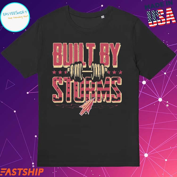 Official garnet And Gold Built By Storms T-Shirt