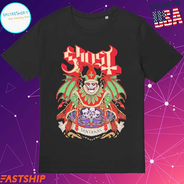 Official ghost Santanas Yuletide Feast T-Shirts