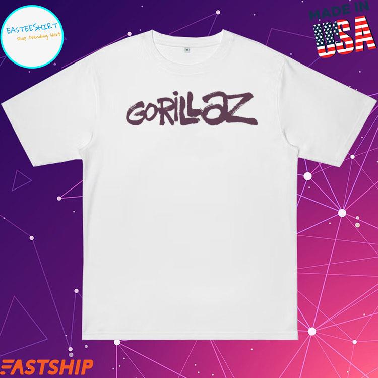 Official gorillaz Graffiti Logo T-Shirts