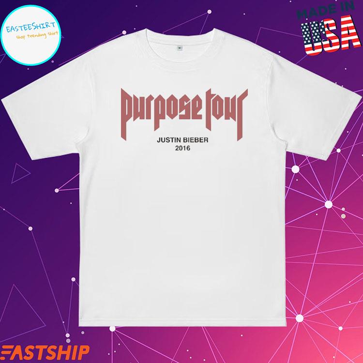 Official justin Bieber Purpose Tour 2016 T-shirts