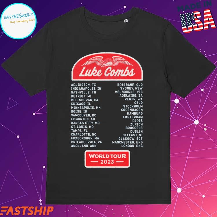 Official luke Combs World Tour 2023 T-Shirts