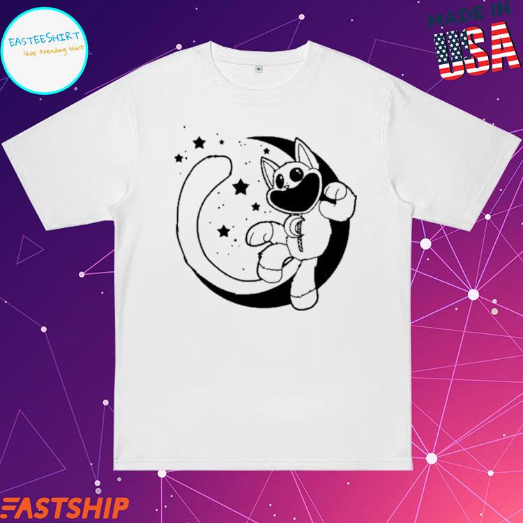 Official poppy Playtime Catnap Moon T-Shirts