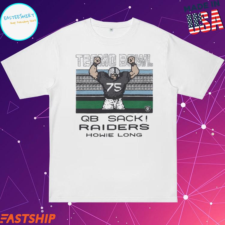 Official tecmo Bowl QB Sack Raiders Howie T-Shirts