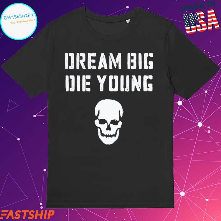 Official travis Barker Dream Big Die Young Skull T-Shirts