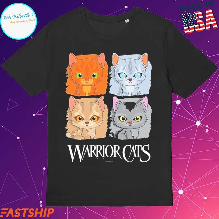 Official warrior Cats Four Cats T-shirts