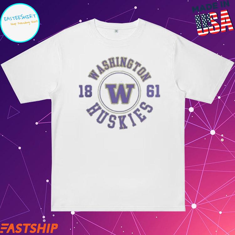 Official washington Huskies Champion Big & Tall Circle Logo T-Shirts
