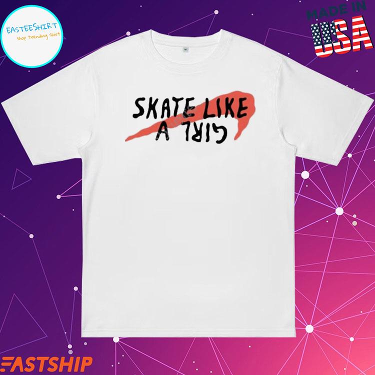 Official yoo-Hyeon Skate Like A Girl T-shirts