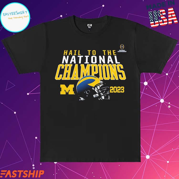 Official Michigan Wolverines Football Playoff 2023 Hail To The National ...