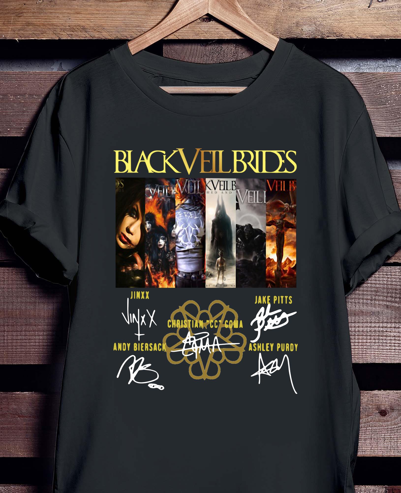 black veil brides vale shirt