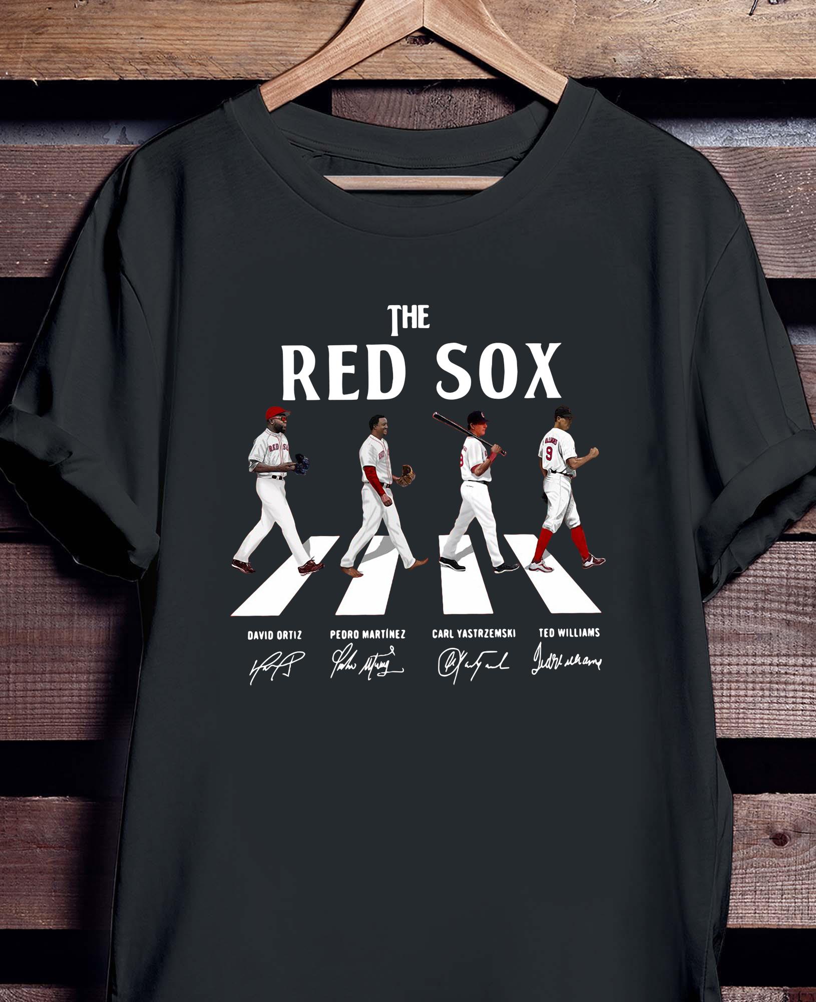 red sox abbey road shirt