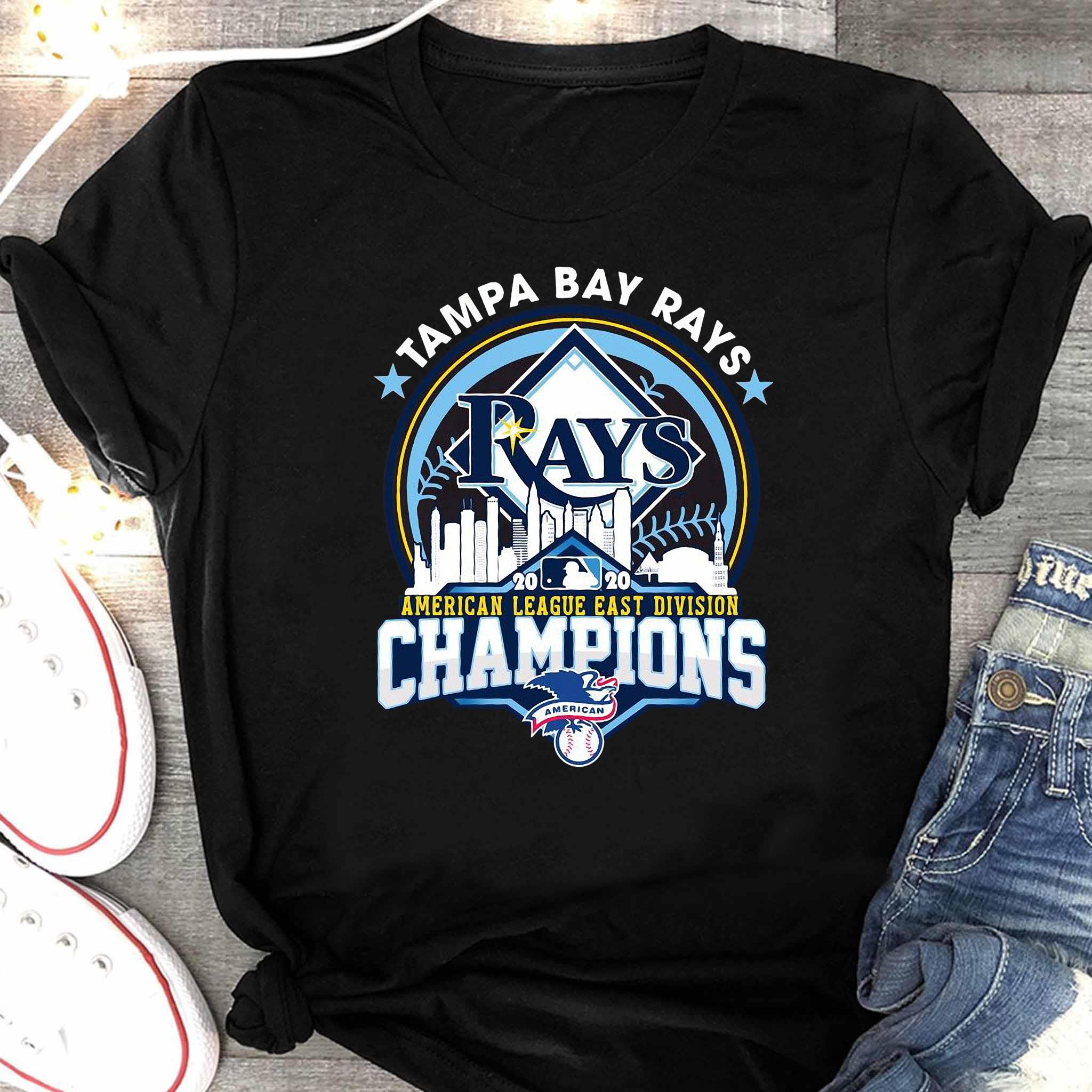 Tampa Bay Rays American League East Division Champions T-Shirt - TeeNavi