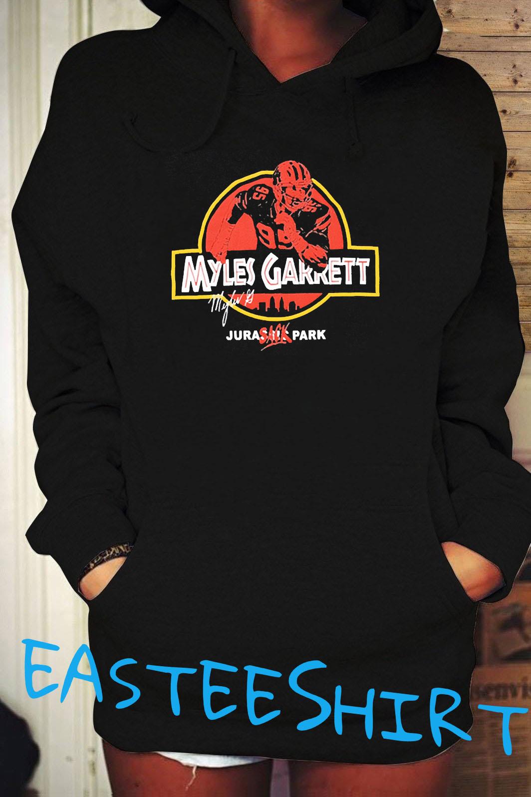 Myles Garrett Jurassic Park Sack Shirt, hoodie, tank top, sweater
