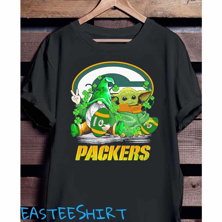 Green Bay Packers Baby Yoda Shirt